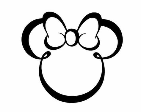 Silhouettes Disney, Tattoos Family, Pet Tattoos, Deco Disney, Mouse Logo, Disney Silhouette, Disney Silhouettes, Idee Cricut, Tattoo Cover Up