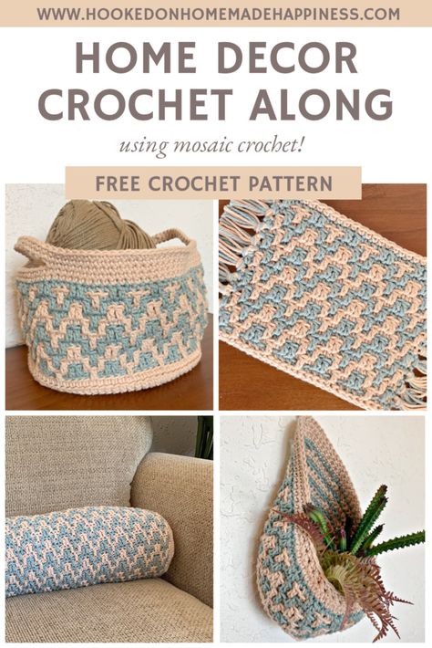 Crochet Household Items, Crochet House, Home Decor Crochet, Crochet 101, Crochet Decor, Crochet Needlework, Scarf Patterns, Decor Crochet, Mosaic Crochet