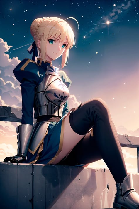 Fate Stay Saber, Saber Fate Stay Night, One Punch Anime, Saber Fate, Type Moon Anime, Artoria Pendragon, Arturia Pendragon, Fate Stay Night Series, Fate Stay Night Anime