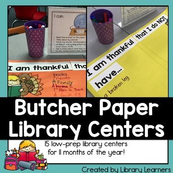 Library Stations Kindergarten, October Library Lessons, November Library Lessons, Library Games Elementary, November Library Programs, Winter Library Programs, Library Centers Elementary, Library Center Ideas, Library Stations