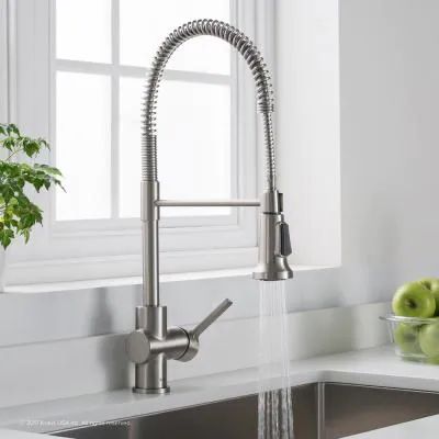 Kitchen Faucet Ideas, Professional Kitchen Design, Commercial Style Kitchen, Commercial Kitchen Faucet, Modern Kitchen Faucet, Kitchen Faucet With Sprayer, Single Handle Kitchen Faucet, Kitchen Faucets, Professional Kitchen