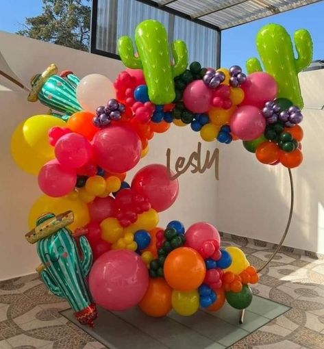 Mexican Balloon Backdrop, Fiesta Mexicana Ideas, Mexican Parties, Fiesta Night, Fiesta Theme Party, Fiesta Theme, Fiesta Baby Shower, Balloon Backdrop, Mexican Party