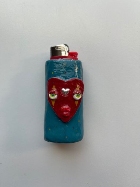 Ceramic Lighter Holder, Clay Lighter Case Tutorial, Ceramic Lighter Case, Clay Lighter Covers, Lighter Holder Clay, Lighter Cover Clay, Air Dry Clay Lighter Case, Clay Lighter Holder, Diy Lighter Case