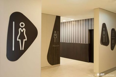 Sinks Design, Wc Icon, Toilet Signage, Restrooms Signage, Wc Sign, Poster Architecture, Architectural Signage, Restroom Design, Wayfinding Design