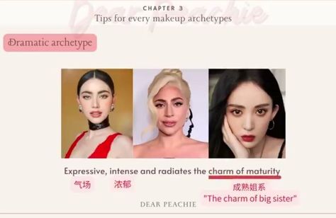 Dramatic Makeup Archetype, Dramatic Archetype Makeup, Archetype Makeup, Dear Peachy, Dramatic Makeup, Kiss Makeup, Big Sister, Beauty Secrets, Makeup Inspo