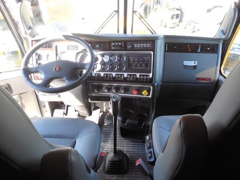 2015 Kenworth W900L American Trucks, Truck Interior, Big Rigs, Big Rig, Interior Decorating, Trucks, Anime