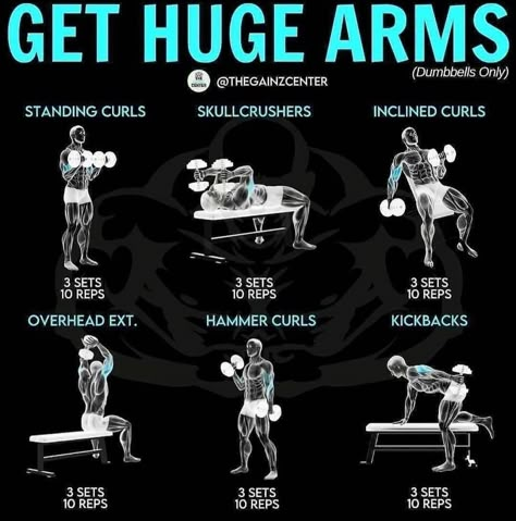 Arm Workout Men, Arm Day Workout, Big Biceps Workout, Bigger Biceps, Bicep And Tricep Workout, Workout Gym Routine, Gym Workout Guide, Reps And Sets, Gym Workout Planner