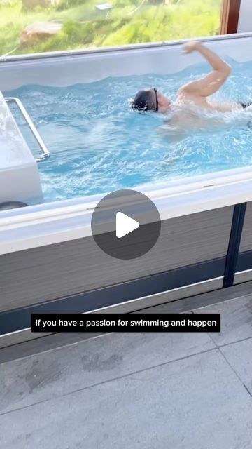 Homecraft Designer on Instagram: "Now you can enjoy the freedom of swimming at home!🏊Message us for inquiries. #pool #innovativepools #home #homefurniture #homestyle #fyp" Homecraft Designer, Endless Pool, Pool Houses, The Freedom, Swimming Pool, Home Furniture, At Home, Swimming, Pool