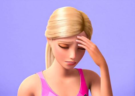 Barbie Feminist Icon, Barbie Crying, Shock Meme, Crying Cartoon, Barbie Stickers, Shrimp On The Barbie, Barbie Stories, Barbie Quotes, Barbie Funny