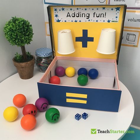 10 Easy, Simple Addition Activities for Kids | Teach Starter Addition Activities For Kindergarten, Simple Addition Activities, Addition Activities Preschool, Maths Eyfs, Adding Activities, Numeracy Activities, Addition Activities, Activities For Kindergarten, Math Addition