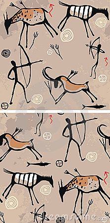 Primitive Rock Painting. Petroglyphs Art, Paleolithic Art, Stone Age Art, Cave Drawings, Primitive Painting, Painting Background, Cave Art, Afrikaanse Kunst, Prehistoric Art