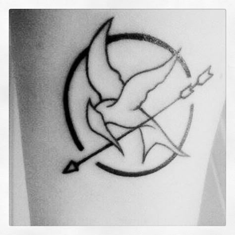 Mockingjay Tattoo, Hunger Games Tattoo, Games Tattoo, Fandom Tattoos, Optical Illusion Tattoo, Nerd Tattoo, 4 Tattoo, Disney Tattoo, Gaming Tattoo