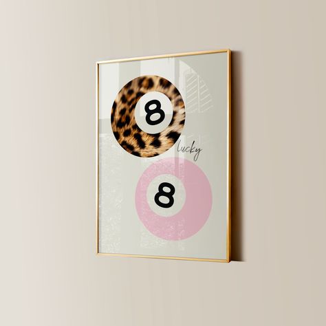 Cute Framed Pictures, Room Decor Pink And Gold, Posters Apartment, Aesthetic Wall Posters Bedroom, Aesthetic College Apartment, Prints For Room Y2k, Room Theme, 8 Ball Poster, Girly Prints