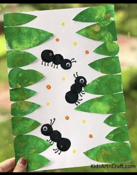 Insects Activities For Kids, Insect Art Preschool, Bug Rescue, Bug Crafts For Toddlers, Ant Crafts, Insects Preschool, Funny Painting, Insect Crafts, Bug Crafts