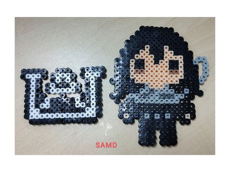 My Hero Academia Aizawa Cibi Fuse Beads Mha Perler Beads, Mha Aizawa, Fuse Beads, Perler Bead Patterns, Perler Bead, Bead Patterns, Perler Beads, Beading Patterns, Crochet Projects