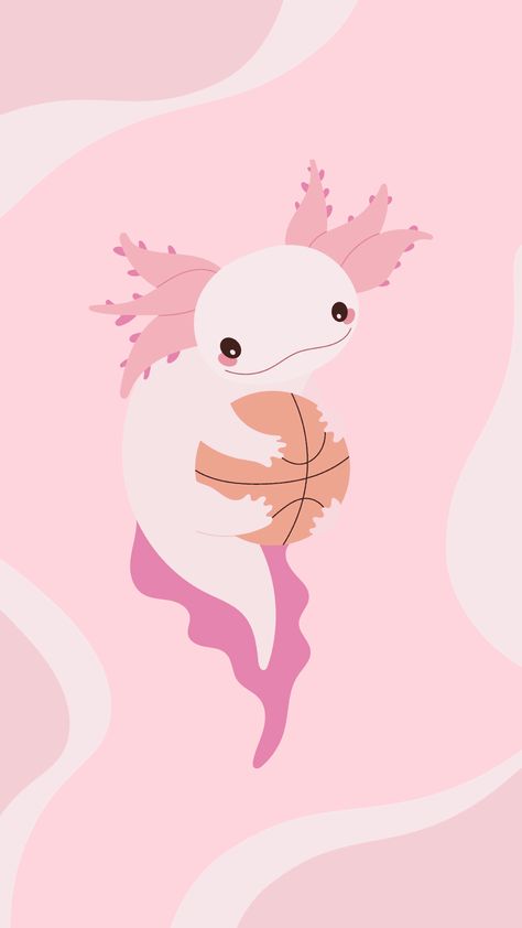 Axolotl Wallpaper Aesthetic: Exploring the Delightful World of Axolotls Axolotl Wallpaper Aesthetic, Axolotl Wallpaper, Eevee Wallpaper, Pink Axolotl, Axolotl Cute, Aquatic Creatures, Best Wallpaper Hd, Crochet Toddler, Water Animals