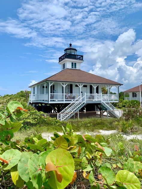 Boca Grande - Need a Momcation? 5 Fantastic Florida Girls' Trip Destinations » Adventure-Seeking Mom Florida Girls Trip, Girls Trip Destinations, Florida Lighthouses, Gasparilla Island, Places To Visit In Florida, Florida Adventures, Live Oak Trees, Trip Destinations, Treasure Coast