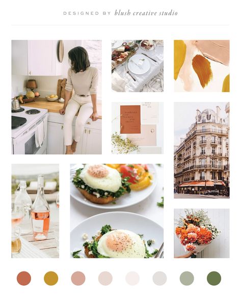 Blog Mood Boards, Moodboard Food Mood Boards, Food Blog Aesthetic, Food Blog Branding, Mood Board Food, Food Mood Board, Blog Color Palette, Food Blog Design, Food Blog Logo