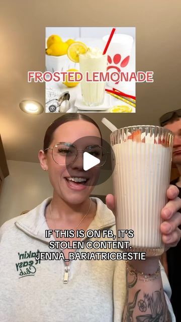 JENNA 💗 bariatric bestie on Instagram: "frozen strawberry lemonade, but pack it with protein and slash the sugar content 🥰🍓🍋 blender is linked in my tik tok shop! 
#creatorsearchinsights #cfa #summerdrinks #proteinshake #frozenlemonade #healthyswaps #recipe #fitnessjourney #lifestyle" Frozen Strawberry Lemonade, Simply Lemonade, Frosted Lemonade, Frozen Strawberry, Healthy Swaps, Frozen Lemonade, Strawberry Lemonade, Baby Crochet, Daily Meals