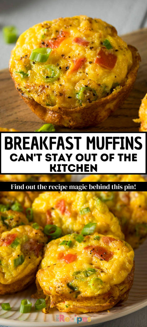 Combine all your breakfast favorites in one delicious and flavorful breakfast egg muffins. Such as a little basket made out of hash browns, that are precooked and full of cheese, ham and egg. They’re perfect for breakfast on weekends or picnics. #Breakfast #Muffiins #BreakfastMuffins Breakfast Muffins Egg, Sos Recipe, Hash Brown Breakfast, Breakfast Egg Muffins, Eggs In Muffin Tin, Breakfast Favorites, Breakfast Hashbrowns, Egg Muffins Breakfast, Jiffy Cornbread