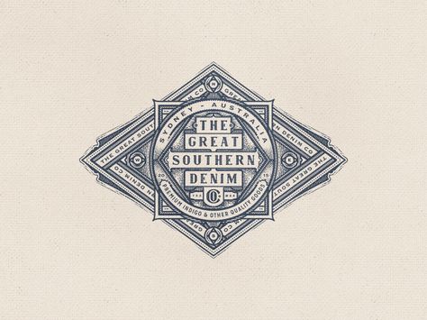 Great Southern on Behance Beer Logos, Tee Ideas, Graphic Design School, Identity Inspiration, Beautiful Logos Design, Graphic Design Blog, Ornate Design, Vintage Logo Design, Badge Logo