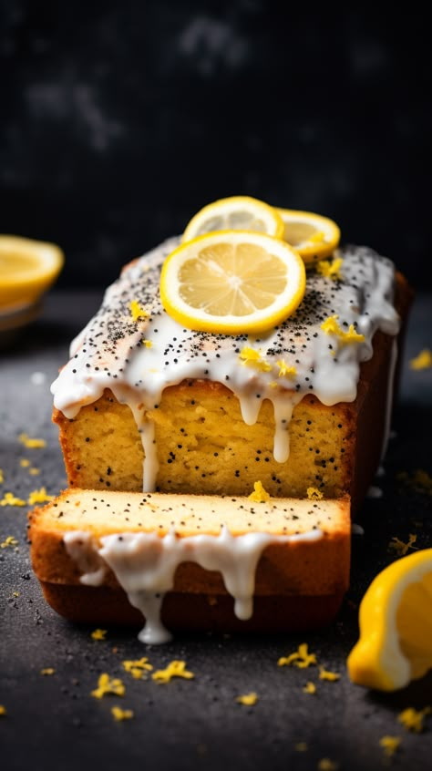 Poppy Seed Pound Cake, Dessert Illustrations, Pond Cake, Poppy Cake, Easter 2025, Lemon Pound Cake Recipe, Lemon Poppyseed Cake, Poppy Seed Cake, Lemon Poppy Seed