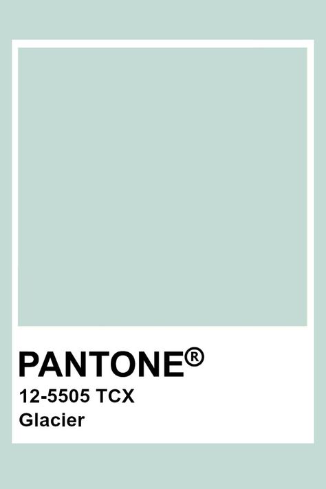 Pantone Glacier Bleu Pantone, Interior Design Bedroom Master, Pantone Tcx, Pantone Green, Colour Names, Pantone Color Chart, Pantone Swatches, Pantone Palette, Pantone Colour Palettes