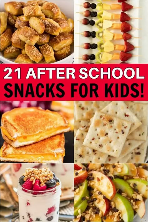 Food Snacks Ideas, Easy After School Snacks, After School Snacks For Kids, Quick Snacks For Kids, School Snacks For Kids, Healthy School Snacks, Easy Snacks For Kids, Healthy Afternoon Snacks, Snacks For Kids