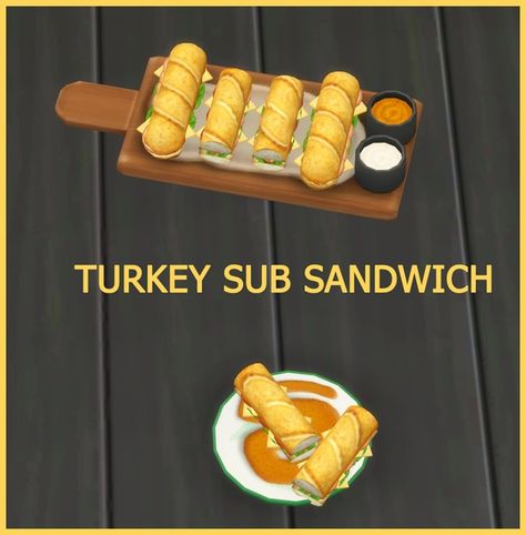 Sub Sandwich, Sims 4 Kitchen, Cooking For A Group, Sims Packs, The Sims 4 Pc, Bread Cheese, Sub Sandwiches, The Sims 4 Packs, Sims 4 Gameplay