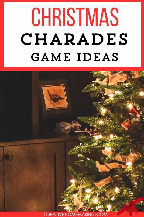 Christmas Charades Ideas, Christmas Charades For Adults, Charades For Adults, Christmas Charades Game, Holiday Bingo, Christmas Charades, Charades Game, Fun Christmas Party Games, European Christmas