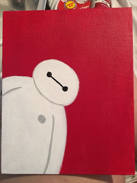 Cute Easy Paintings, Disney Canvas Art, Disney Canvas, Disney Paintings, Small Canvas Paintings, Simple Canvas Paintings, Cute Canvas Paintings, Easy Canvas Art, Canvas Drawings