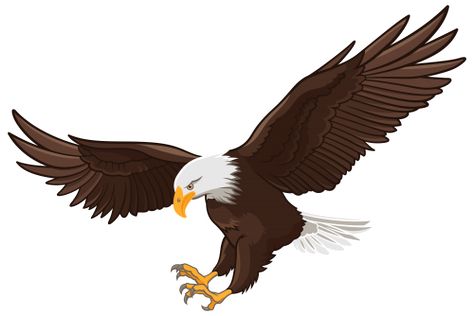 Eagle Cartoon, Aigle Royal, Eagle Drawing, Eagle Images, Eagle In Flight, Eagle Pictures, Emoji Photo, Eagle Art, Blue Background Images