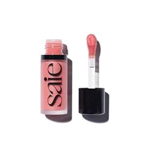 Saie Dew Blush - Lightweight Liquid Blush with a Blendable + Buildable Cream Finish - Dewy Cheek Tint with Doe Foot Wand Makeup Applicator - Neutral Pink Blush - Sweetie (.40 oz) Saie Dew Blush, Neutral Pink, Liquid Blush, Cheek Tint, Makeup Application, Pink Blush, Fashion Toys, Makeup Essentials, Oral Care