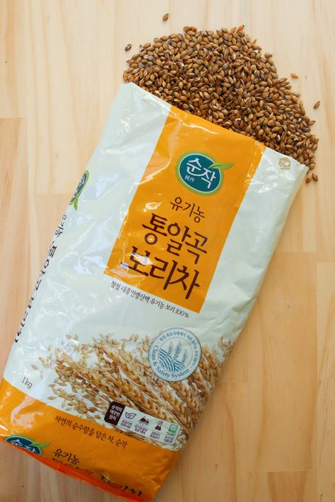 Thirsty For Tea Korean Barley Tea Barley Tea, Korean Recipes, Vegetable Nutrition, Small Apartment, Korean Food, Diet And Nutrition, Health And Wellbeing, Barley, Chip Bag