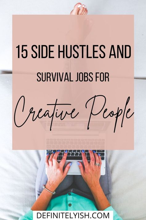 If you’re an artist or creative person, you should have a side hustle! Chances are, you don’t want a boring job for your side hustle! Here are 15 creative side hustle ideas for people who are artists! You can be a creative entrepreneur, make extra cash to support yourself, and have lots of fun building a business. #creativeentrepreneurship #creativeentrepreneur #creativebusiness #creativeentrepreneuronlinebusiness #onlinebusiness Careers For Creative People, Creative Copywriting, Boring Job, Hack Free Money, Job Chart, Effective Study Tips, Proofreading Jobs, Freelance Writing Jobs, Job Ideas