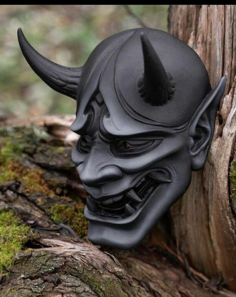 Mascara Hannya, Demon Samurai, Oni Maske, Mascara Oni, Japanese Hannya Mask, Japanese Demon Mask, Japanese Oni Mask, Hannya Mask Tattoo, Hanya Tattoo