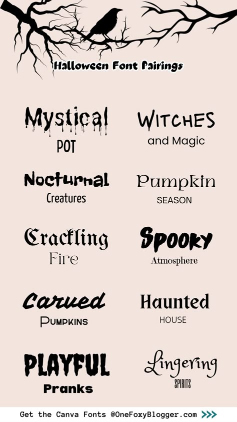 Best Font For Logo, Canva Wedding Fonts, Font For Logo Design, Best Font Combinations, Best Fonts For Websites, Fonts For Posters, Best Canva Font Pairings, Canva Fonts Free, Halloween Fonts Alphabet