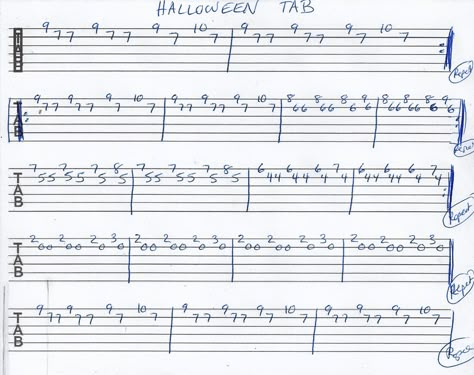 Halloween Theme - Guitar Tab Undertale Guitar Tab, Halloween Guitar Tab, Guitar Tabs Songs Rock, Ukulele Tabs Songs, Guitar Things, Guitar Tabs And Chords, Guitar Tabs Acoustic, Piano Songs Sheet Music, Learn Guitar Songs