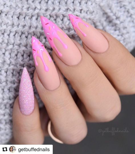 Stiletto Nail Art, Manicure E Pedicure, Gorgeous Nails, Stiletto Nails, Perfect Nails, Acrylic Nail Designs, Nail Trends, Nail Artist, Trendy Nails