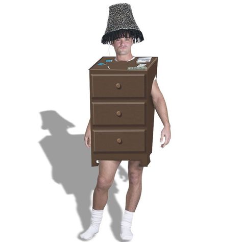 Pin for Later: 50 of the Most Sexually Inappropriate Costumes For Guys One Night Stand One Night Stand Costume, Lamp Costume, Dresser Lamp, Geek Outfit, Easy Homemade Halloween Costumes, Creative Costume, Clever Halloween, Crazy Costumes, 10 October