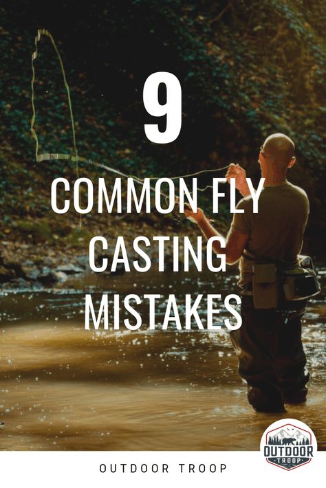 9 Common Fly Casting Mistakes for Beginners – Outdoor Troop Fly Fishing For Beginners, Kayak Fishing Accessories, Fishing Basics, Fishing Tips And Tricks, Fly Casting, Trout Fishing Tips, Fish Varieties, Fishing 101, Fly Fishing Tips