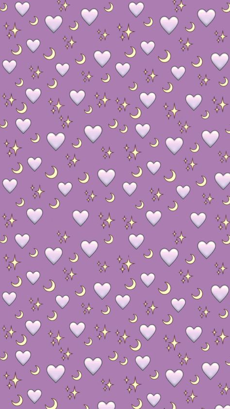 Purple Emoji Wallpaper, Iphone Emoji Background, Heart Emoji Background, Heart Emoji Wallpaper, Emoji Art Wallpaper, Purple Emoji, Pink Neon Wallpaper, Wallpaper Moon, Phone Lock Screen Wallpaper