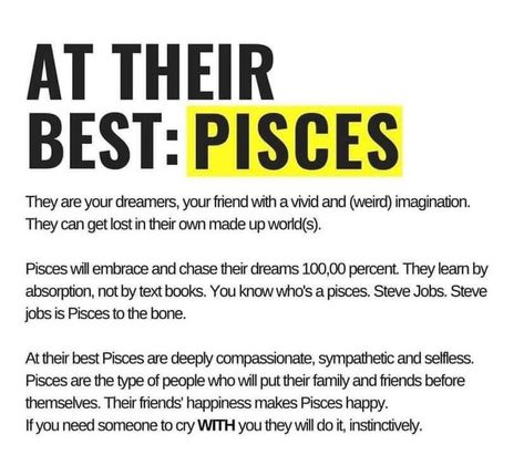 The Zodiacs at Their Best ✨ Pisces Sexuality, Pisces Personality, Pisces Traits, Virgo And Pisces Sexuality, Pisces Memes Funny, Pieces Zodiac Sign Memes, Pisces Facts, Zodiac Signs Pisces, Soul Searching