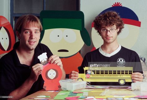 News Photo : South Park creators Matt Stone and Trey Parker,... Matt Stone And Trey Parker, Matt Parker, South Park Creators, Trey Parker Matt Stone, Trey Parker, I Love My Boyfriend, Matt Stone, Studio Office, The Strokes