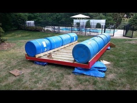 Homemade Pontoon Boat, Floating Dock Plans, Small Pontoon Boats, Pontoon Houseboat, Shanty Boat, Party Barge, Wood Boat Plans, Lakefront Living, Pontoon Boats