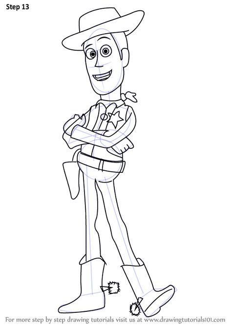 Woody Drawing Toy Story, Woody And Buzz Drawing, Woody Toy Story Drawing Easy, How To Draw Woody Toy Story, Woody Drawing Easy, Toy Story Drawings Easy, Woody Toy Story Drawing, Toy Story Characters Drawings, Toy Story Drawings