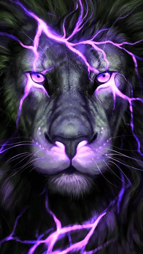 Download Wallpaper Wallpaper by mamad57 - 87 - Free on ZEDGE™ now. Browse millions of popular purple lion Wallpapers and Ringtones on Zedge and personalize your phone to suit you. Browse our content now and free your phone Lion Wallpaper Iphone, Lion Live Wallpaper, Wild Animal Wallpaper, Regnul Animal, Panther Art, Lion Artwork, Lion Photography, Tiger Wallpaper, Black Panther Art