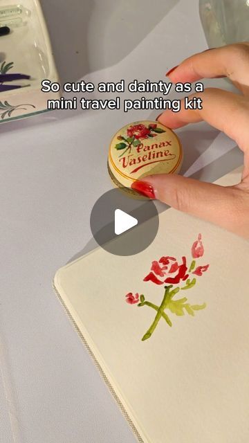 St’Valent | Modern Stained Glass on Instagram: "DIY watercolor palette for people who love vintage containers + paint! 🤗🎨 If you guys don’t know, these are moldable plastic beads that are heat activated and can be reshaped into anything you need 😮 If you guys know me, you know that I am a HUGE fan of mini and cute things as well as vintage containers 💓✨️ So when I found this aesthetic vintage tin, I knew I could turn it into a watercolor travel palette that I can refill with my favorite paints! 🌹 What do you guys think? I think this could also be done with an Altoid tin which would be fun as a watercolor travel kit as well 💼

#watercolorbeginner #watercolorbeginners #watercolorpractice #watercolortutorial #watercolorstudy #beginnerwatercolor" Painted Altoid Tins, Diy Watercolor Palette, Moldable Plastic, Travel Palette, Watercolor Travel, Altoid Tin, Vintage Containers, Modern Stained Glass, Watercolor Beginner