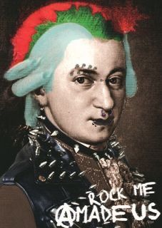 Mozart Poster, Painting Humor, Rock Me Amadeus, Hapy Day, Art Parody, In Another Life, Modern History, Music Memes, Life Humor