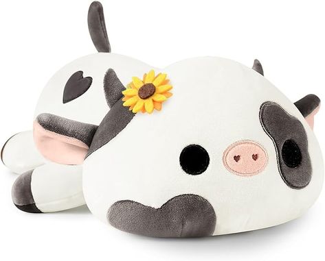 Amazon.com: Onsoyours Cute Cow Plushie, Soft Stuffed Mushroom Cow Squishy Plush Animal Toy Pillow for Kids (Red Mushroom Cow, 12") : Toys & Games Character Plushies, Mushroom Cow, Cute Amazon Finds, Stuffed Cow, Mushroom Plushie, Cow Stuffed Animal, Sanrio Plushies, Squish Mellow, Cute Plushies